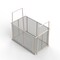 Anysizebasket Rectangular Wire Mesh Basket: 10Lx6Wx6H, 304 SS, 3/16 Rod Frame, Stacking Handles, Mesh: 8 x .047 TMT-100060060-A08S - alternate 1